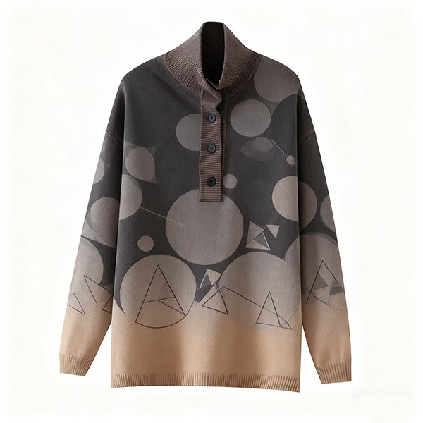 Women's New Casual Warm Long-Sleeve Knit Sweater - Autumn Winter