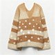 Women's Elegant Stylish Solid V-Neck Knit Sweater - Long-Sleeve Temperament