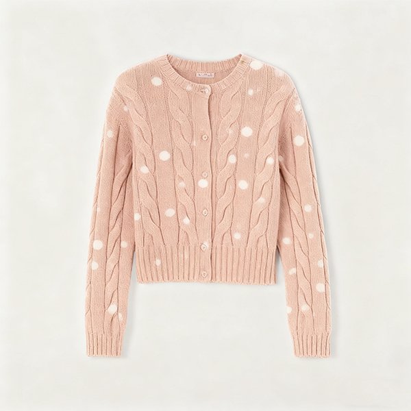 Women's Autumn & Winter Elegant Casual Crew Neck Knit Cardigan - Long-Sleeve