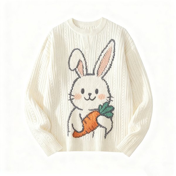 Autumn & Winter High-End Loose-Fit Pullover - V-Neck Lazy Style Sweater?